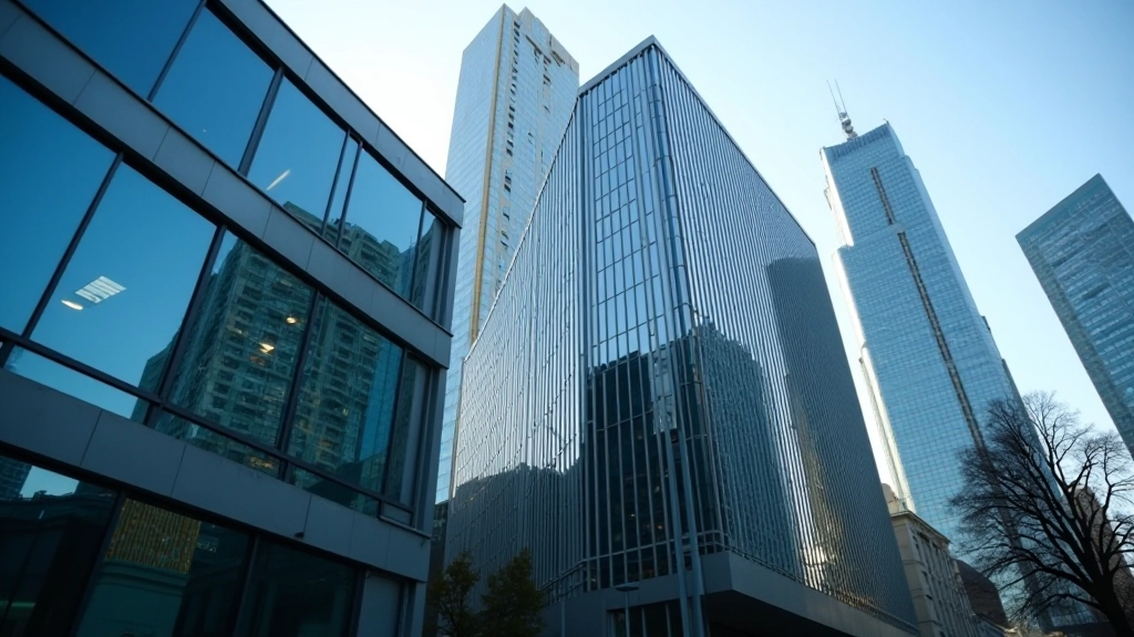 Bâtiment de la Banque centrale européenne à Francfort avec architecture moderne